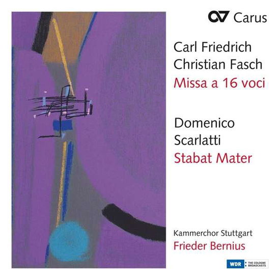 Cover for Kammerchor Stuttgar / Frieder Bernius · Fasch: Missa A 16 Voci / Scarlatti: Stabat Mater (CD) (2020)