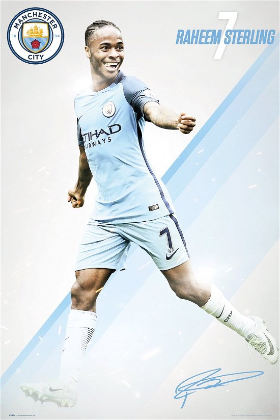 Manchester City - Sterling 16/17 (Poster Maxi 61x91,5 Cm) - Manchester City - Merchandise -  - 5028486370085 - 