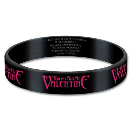 Bullet For My Valentine Gummy Wristband: Logo - Bullet For My Valentine - Produtos - ROFF - 5055295369085 - 25 de novembro de 2014