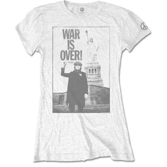John Lennon Ladies T-Shirt: Liberty - John Lennon - Merchandise -  - 5056170656085 - 