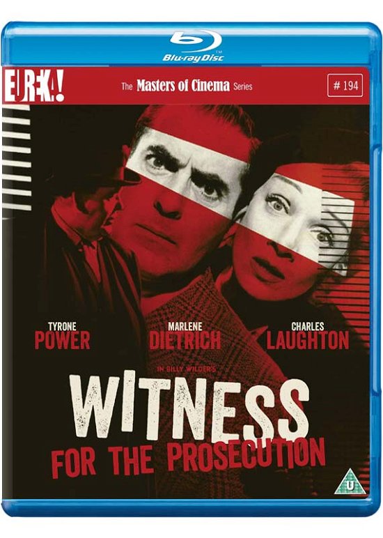 Witness For The Prosecution - WITNESS FOR THE PROSECUTION Masters of Cinema Bluray - Movies - Eureka - 5060000703085 - September 10, 2018