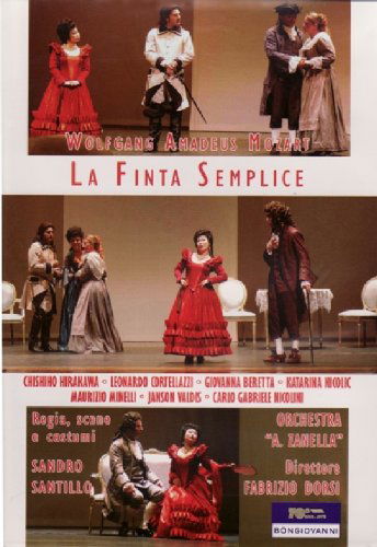 Cover for Mozart / Valdis / Orch Sinfonica a Zanella / Dorsi · Finta Semplice Dramma Giocoso in 3 Atti Kv 51 (DVD) (2008)