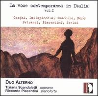 Corghi / Duo Alterno / Dallapiccola / Guaccero · Contemporary Voice in Italy 1 (CD) (2006)