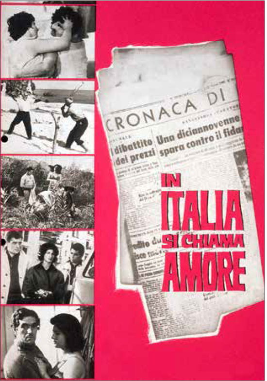 Cover for In Italia Si Chiama Amore (DVD) (2022)