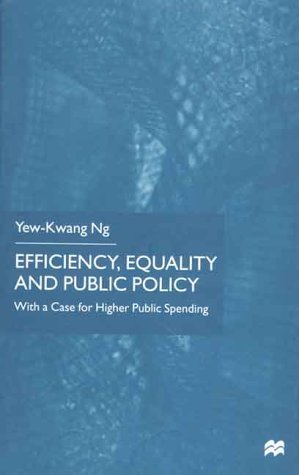 Cover for Na Na · Efficiency, Equality and Public Policy: With a Case for Higher Public Spending (Gebundenes Buch) [2000 edition] (2000)