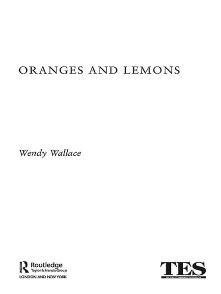 Cover for Wendy Wallace · Oranges and Lemons (Hardcover Book) (2005)