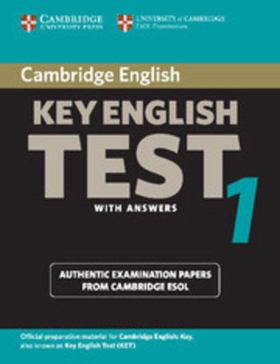 Cover for Cambridge ESOL · Cambridge Key English Test 1 Student's Book with Answers: Examination Papers from the University of Cambridge ESOL Examinations - KET Practice Tests (Paperback Book) [2 Revised edition] (2003)