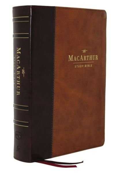 Cover for John F. MacArthur · Nkjv, Macarthur Study Bible, 2nd Edition, Leathersoft, Brown, Comfort Print Unleashing God's Truth One Verse at a Time (Bok) (2019)