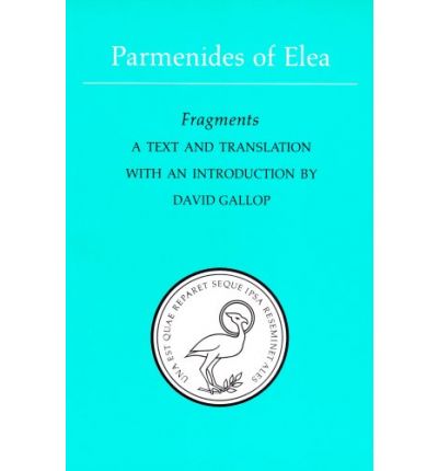 Cover for Parmenides · Parmenides of Elea: A text and translation with an introduction - Phoenix Presocractic Series (Paperback Book) [2 Rev edition] (1991)