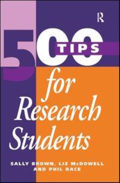 Cover for Sally Brown · 500 Tips for Research Students - 500 Tips (Inbunden Bok) (2016)