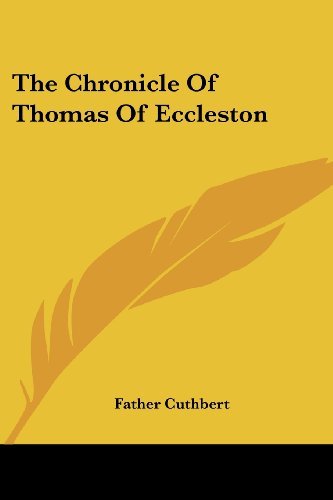 Cover for Father Cuthbert · The Chronicle of Thomas of Eccleston (Paperback Book) (2006)