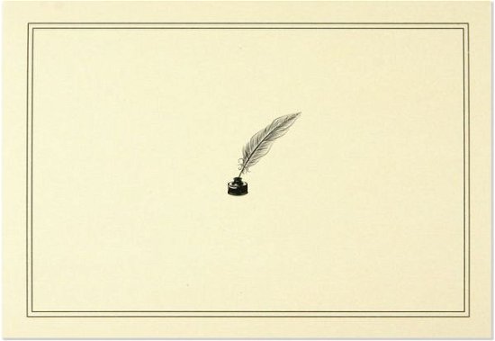 Cover for Peter Pauper Press · Note Card Quill Pen &amp; Ink (Flashkort) (2012)