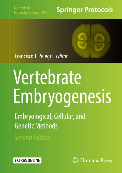Cover for Pelegri · Vertebrate Embryogenesis (Book) [2nd ed. 2019 edition] (2019)