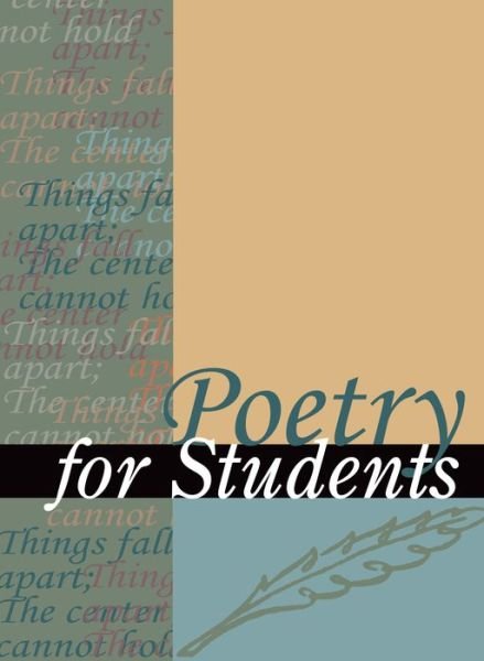 Cover for Gale · Poetry for Students: Presenting Analysis, Context, and Criticism on Commonly Studied Poetry (Hardcover bog) (2015)
