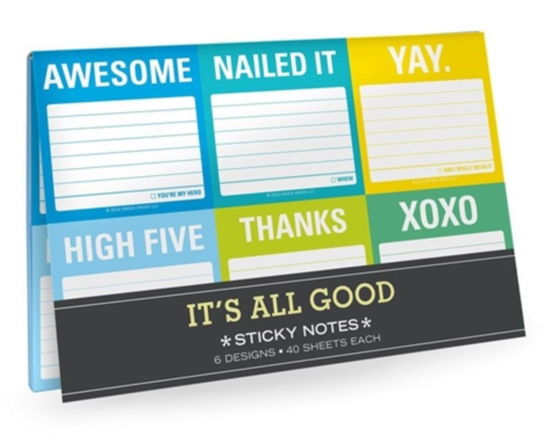 Cover for Knock Knock Its All Good Sticky No · Knock Knock it's All Good Sticky Note Packet (Print) (2016)