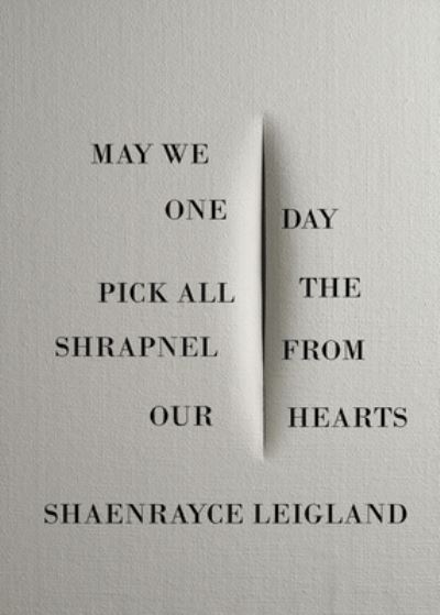 Cover for Shaenrayce Leigland · May We One Day Pick All the Shrapnel From Our Hearts (Taschenbuch) (2020)