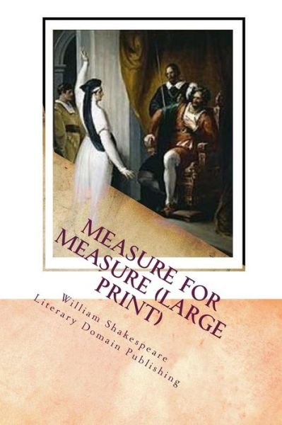 Cover for William Shakespeare · Measure For Measure (Large Print) (Paperback Bog) (2018)