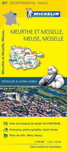 Meuse Meurthe-et-Moselle  Moselle  - Michelin Local Map 307: Map - Michelin - Bøker - Michelin Editions des Voyages - 9782067202085 - 25. april 2024