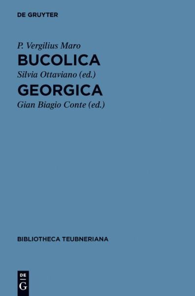 Bucolica et Georgica - Vergil - Bøker -  - 9783110196085 - 15. mars 2013