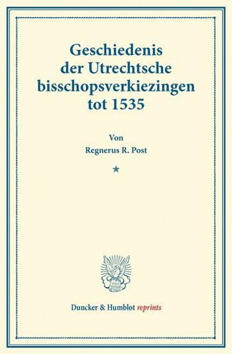 Cover for Post · Geschiedenis der Utrechtsche bissc (Bok) (2014)