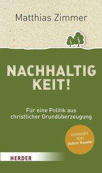 Cover for Zimmer · Nachhaltigkeit! (Book) (2015)