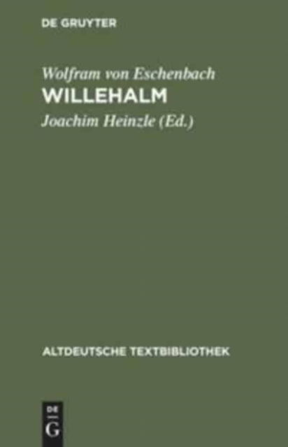 Cover for Wolfram von Eschenbach · Willehalm (Book) (1994)