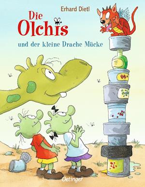 Die Olchis und der kleine Drache Mücke - Erhard Dietl - Książki - Verlag Friedrich Oetinger GmbH - 9783751205085 - 12 lipca 2024