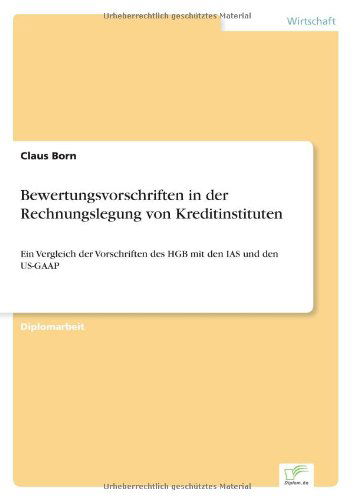 Cover for Claus Born · Bewertungsvorschriften in Der Rechnungslegung Von Kreditinstituten (Paperback Book) [German edition] (2001)