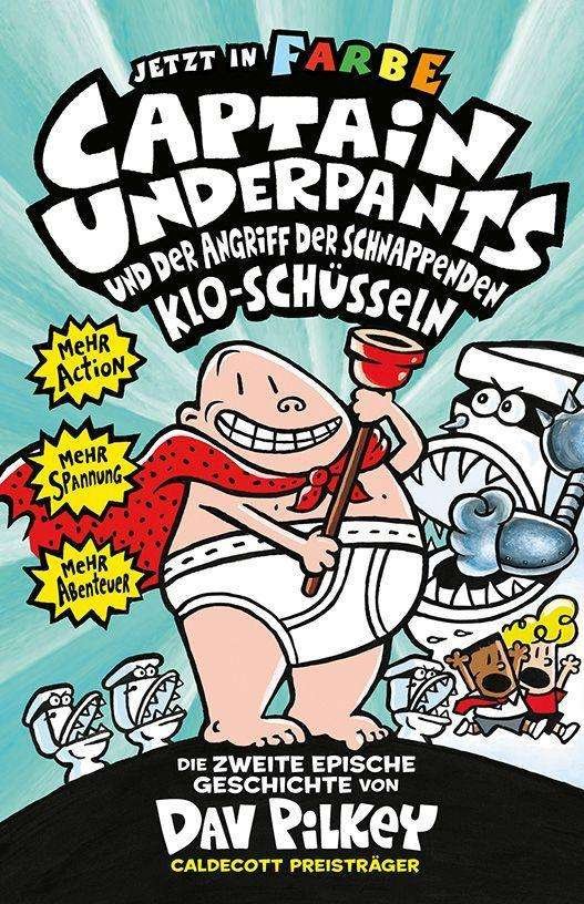 Cover for Pilkey · Captain Underpants - Angriff der (Bok)