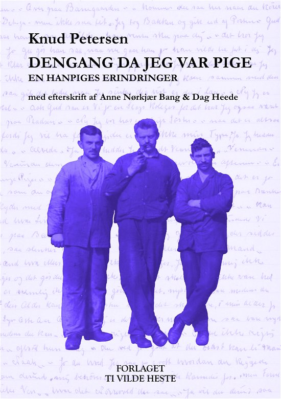 Cover for Knud Petersen · Dengang da jeg var pige (Paperback Book) [1.º edición] (2022)
