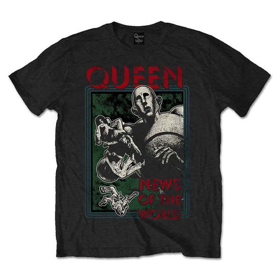 Queen Unisex T-Shirt: News of the World - Queen - Mercancía -  - 9950670915085 - 