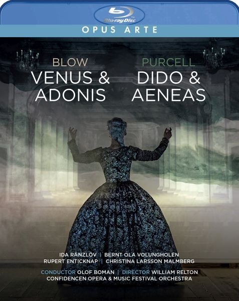 Cover for Confidencen Opera &amp; Music Festival Orchestra / Olof Boman · Blow: Venus &amp; Adonis / Purcell: Dido &amp; Aeneas (Blu-ray) (2023)