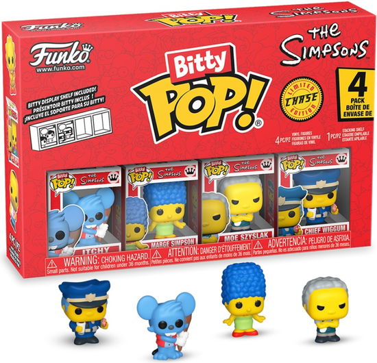 Bitty Pop Simpsons Itchy 4 Pack - Bitty Pop Simpsons - Produtos - FUNKO - 0889698857086 - 19 de junho de 2025