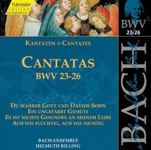 Cover for Rilling / Auger / Soffel / Watts/+ · BACH: Kantaten BWV 23-26 (CD) (1999)