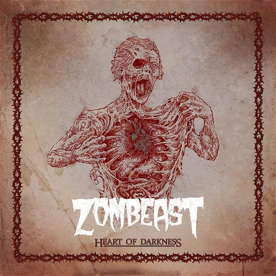Cover for Zombeast · Heart of Darkness (Red Vinyl) (LP) (2024)