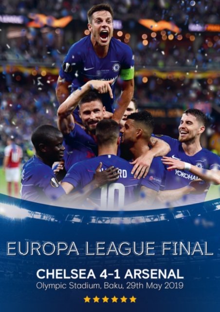Cover for Sports · 2019 Europa League Final - Chelsea 4 Arsenal 1 (DVD) (2019)