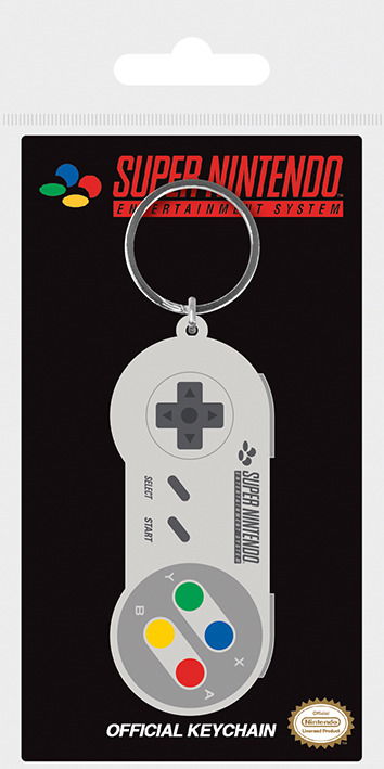 NINTENDO - Rubber Keyring - SNES Controller - Pyramid - Produtos -  - 5050293387086 - 7 de fevereiro de 2019