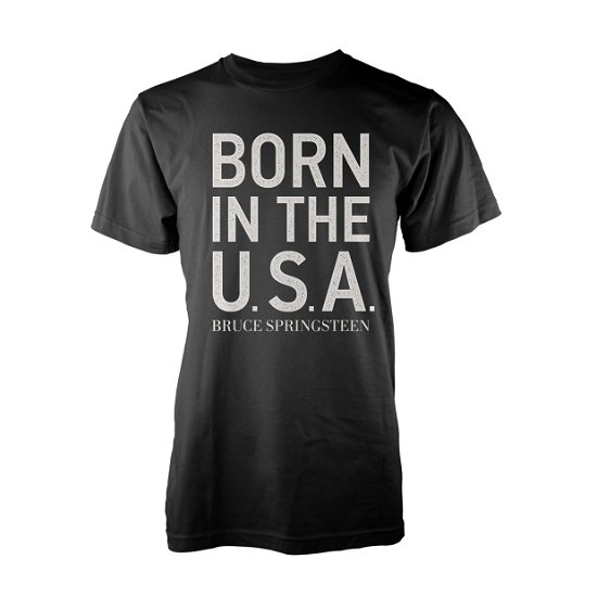 Cover for Bruce Springsteen · Born in the USA (T-shirt) [size S] [Black edition] (2017)