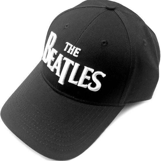 Cover for The Beatles · The Beatles Unisex Baseball Cap: Drop T Logo (Klær) [Black - Unisex edition]