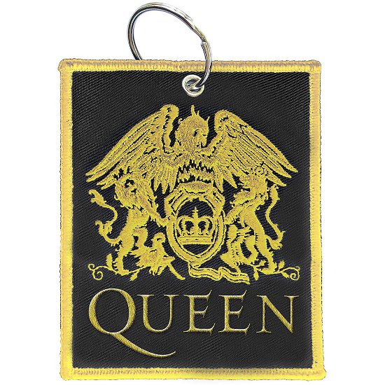 Queen Keychain: Classic Crest (Double Sided Patch) - Queen - Merchandise -  - 5056368605086 - 