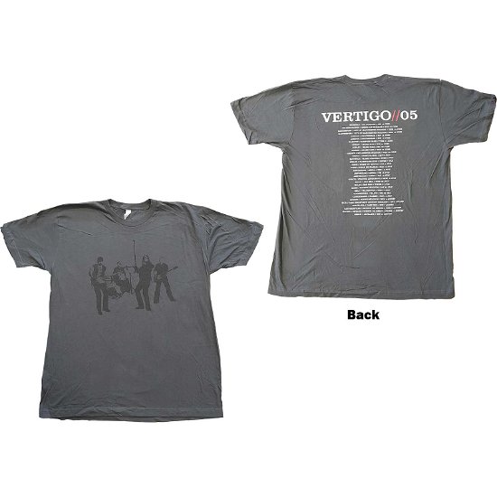 Cover for U2 · U2 Unisex T-Shirt: Vertigo Tour 2005 Live (Back Print) (Ex-Tour) (T-shirt) [size XL]