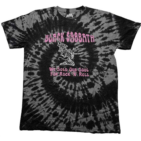Black Sabbath Unisex T-Shirt: We Sold Our Soul For Rock N' Roll (Wash Collection) - Black Sabbath - Fanituote -  - 5056561064086 - 
