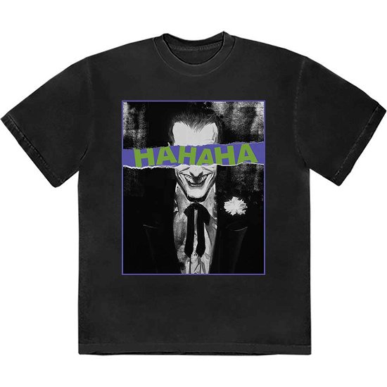 DC Comics Unisex T-Shirt: Joker Hahaha Eyes - DC Comics - Mercancía -  - 5056737230086 - 