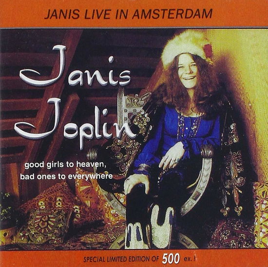 Cover for Janis Joplin · Janis Live in Amsterdam (CD) [Limited edition] (2018)