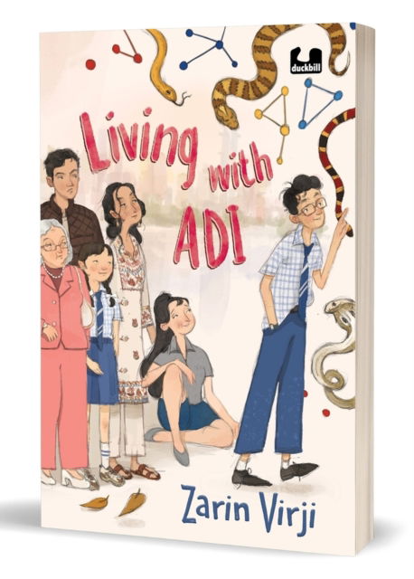 Cover for Zarin Virji · Living With Adi: A middle-grade novel about an autistic teenager navigating through life (Paperback Book) (2024)