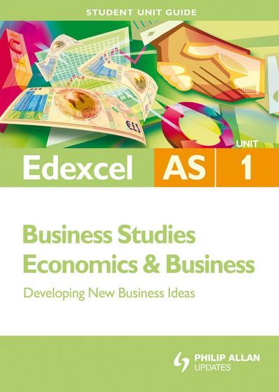 Cover for Brian Ellis · Edexcel AS Business Studies / economics and Business: Developing New Business Ideas (Paperback Book) (2008)