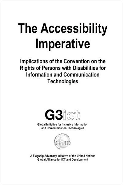 Cover for G3ict · The Accessibility Imperative (Pocketbok) (2007)