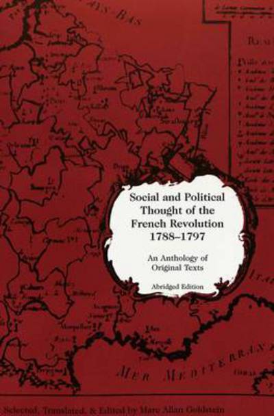 Cover for Social and Political Thought of the French Revolution, 1788-1797: An Anthology of Original Texts (Paperback Book) [2 Revised edition] (2001)