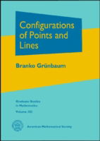 Cover for Branko Grunbaum · Configurations of Points and Lines - Graduate Studies in Mathematics (Hardcover Book) [New Ed. edition] (2009)