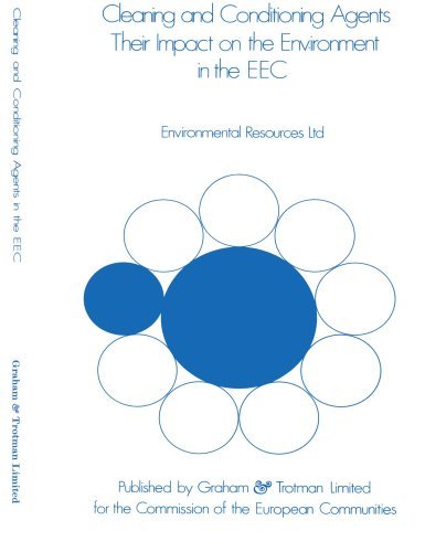 Cover for Ltd Staff Environment Resources · Cleaning and Conditioning Agents: Their Impact on the Environment in the EEC (Innbunden bok) [1978 edition] (1978)